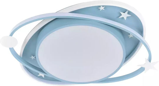 Kids Single Mount Ceiling Light E27 Blue 87W