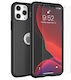 Joyroom 360 Full Cover Plastic / Tempered Glass / Silicon 0.3mm Negru (Realme 6 / 6s)