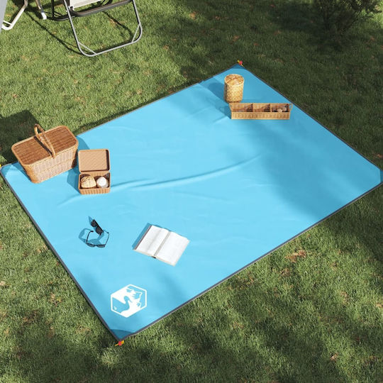 vidaXL Bettdecke 155x155cm in Blau Farbe
