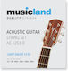 Musicland Steel Acoustic Guitar Strings Set 12 - 53
