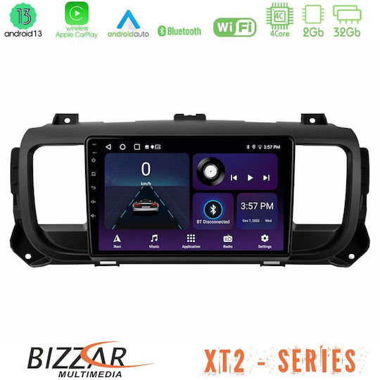 Bizzar Car Audio System 2DIN (Bluetooth/USB/WiFi/GPS/Apple-Carplay/Android-Auto) with Touch Screen 9"