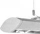DIL FL-GRID-T5 Fluorescent Ceiling Light with 2 Light Bulb Places T5 Shape for G5 Base L59xD28xH10cm