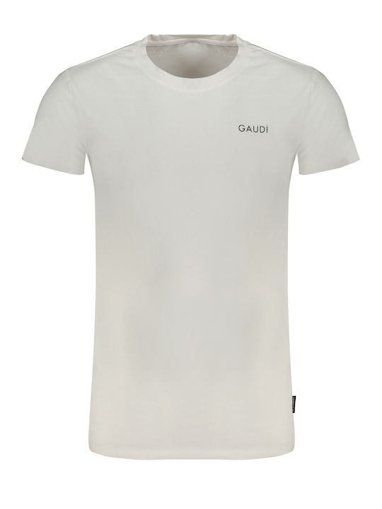 Gaudi Men's Short Sleeve T-shirt White