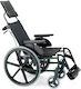 Ролков стол с наклонено облегалка Breezy Premium R Sunrise с големи колела 24"