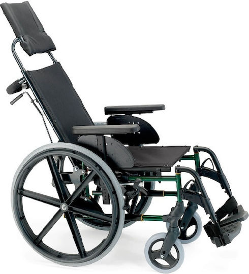 Ролков стол с наклонено облегалка Breezy Premium R Sunrise с големи колела 24"