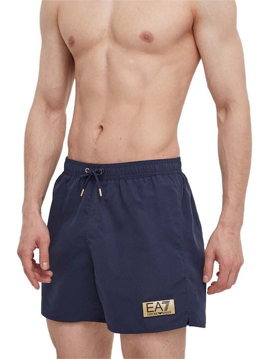 Emporio Armani Мъжки Бански Плувни Шорти Тъмносин