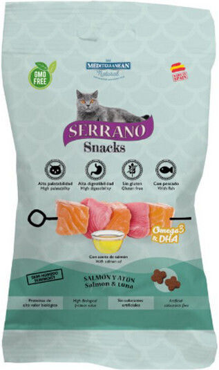 Mediterranean Natural Serrano Croquette with Salmon Ton Chicken Turkey Rice Potatoes for Cat 50gr
