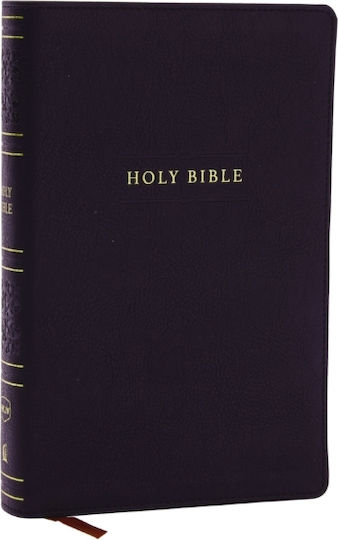 Nkjv Personal Size Large Print Bible With 43,000 Cross References, Black Leathersoft, Red Letter, Comfort Print (thumb Indexed)