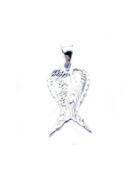 Flügelanhänger Sterling Silber 925 4 cm x 1,5 cm