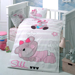 Chipolino Baby Crib Bedding Set 3pcs Pink