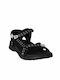 J-Hayber Women's Flat Sandals in Black Color