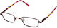 Disney Metal Eyeglass Frame Red 1524001