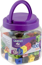 Miniland Cubes Blocks for 5-8 Years 100pcs