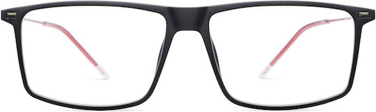 Lool Caplet Plastic Eyeglass Frame Black BKRD