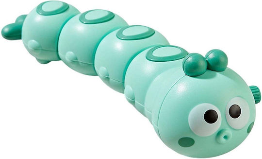 Mechanisches Spielzeug Kinder Flippy Lustige Raupe Schlüssel Spaß Krabbelt Bewegt 15 x 4 cm Grün