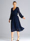 Figl Midi Dress Navy Blue