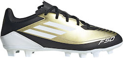 adidas F50 Club Messi Ποδοσφαιρικά Παπούτσια με Τάπες FxG Χρυσά