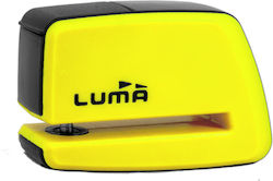 Luma Enduro 91d Motorcycle Disc Brake Lock with 7mm Pin in Yellow