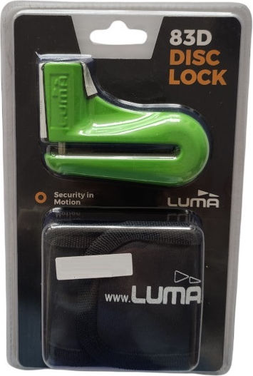 Luma Κλειδαριά Δισκόφρενου Μοτοσυκλέτας Πράσινο Χρώμα