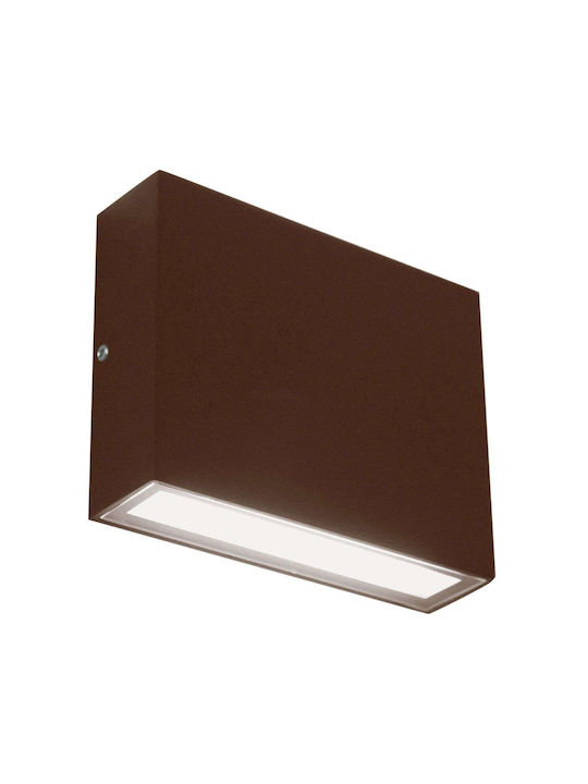 Bot Lighting Водоустойчиво Стенно Външно Осветително Тяло LED 11.6x3x9см