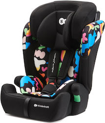 Kinderkraft Comfort Up Scaun Auto Scaun de mașină pentru copii i-Size 9-36 kg Happy Shapes