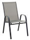 Outdoor Metal Chair Roberta Grey 55x75x95cm