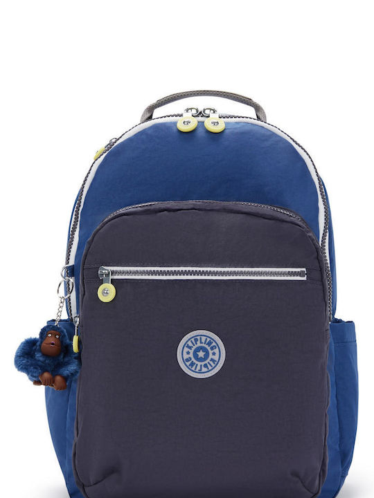 Kipling Seoul Чанта Раница за лаптоп 15" в Син ...