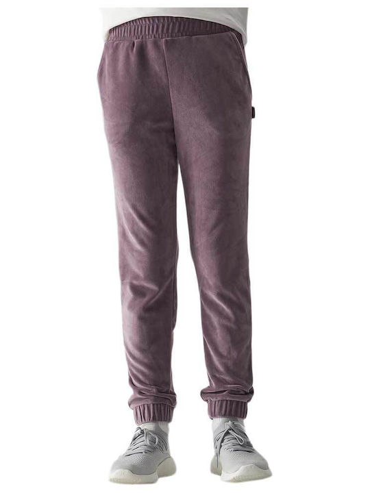 4F Kids Sweatpants Purple