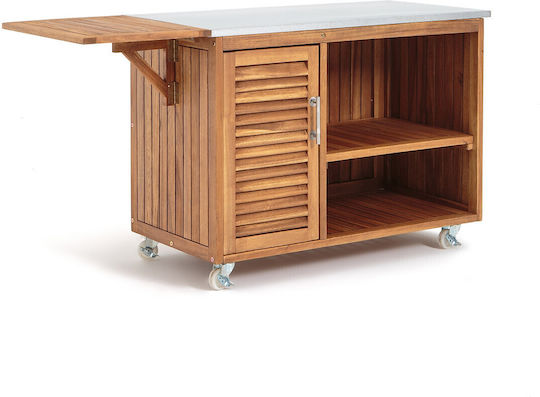 Sitting Room Table for Small Outdoor Spaces in Acacia Foldable 71x104cm Sitting Room Table for Small Outdoor Spaces in Acacia Foldable 71x104cm