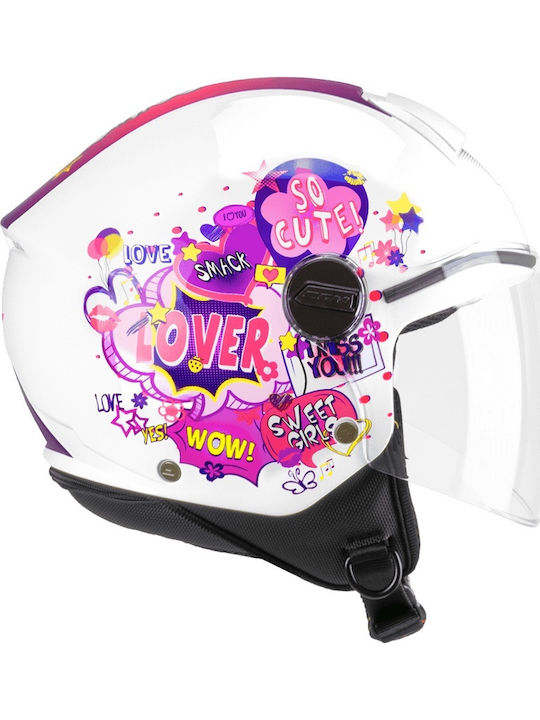 CGM Mini Comics 261G Fucsia White Παιδικό Κράνο...