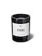 Scented Soy Candle Αθήνα Jar Black 265gr 1pcs