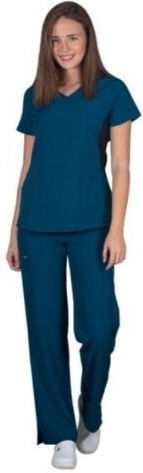 Kifidis Orthopedics Femei Set Pantaloni și Bluza Medicală Albastru Petrol