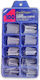 Finger Εmpress Curve Tips Νυχιών σε Χρυσό Χρώμα 100τμχ WD55423