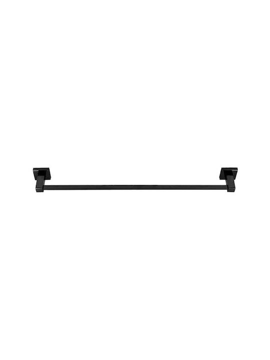 Import Hellas 3124 Single Wall-Mounted Bathroom Rail ​60x60cm Black