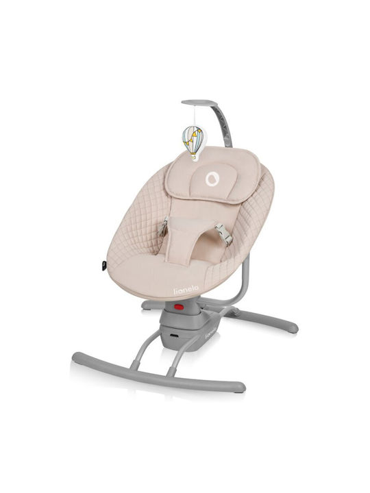 Lionelo Electric Baby Relax Swing 2 in 1 Beige for Child up to 9kg