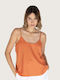 Innocent Women's Blouse with Straps Orange