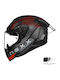 Nexx Pro Fim Evo Motorradhelm Volles Gesicht ECE 22.06 / DOT / FIM 1350gr mit Pinlock