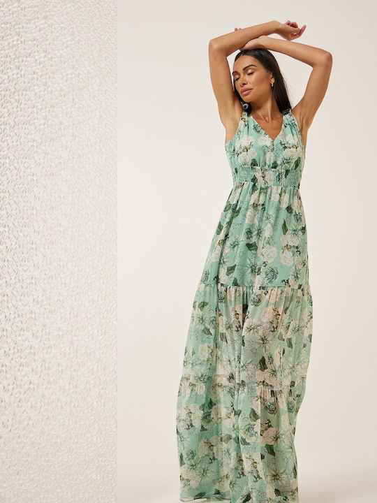 Enzzo Maxi Dress Green