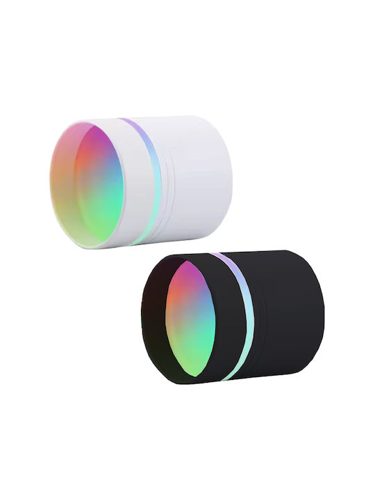 Smart Foldable Dimmable Επιτοίχιο Εξωτερικό Σποτ LED IP44 12W με RGB Φως 8x7.5εκ.