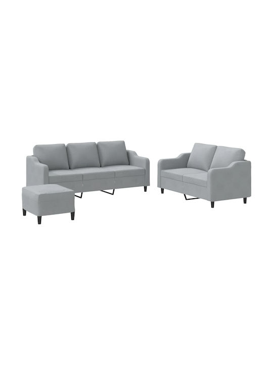 Σετ Σαλονιού 3θέσιος & 2θέσιος & σκαμπό