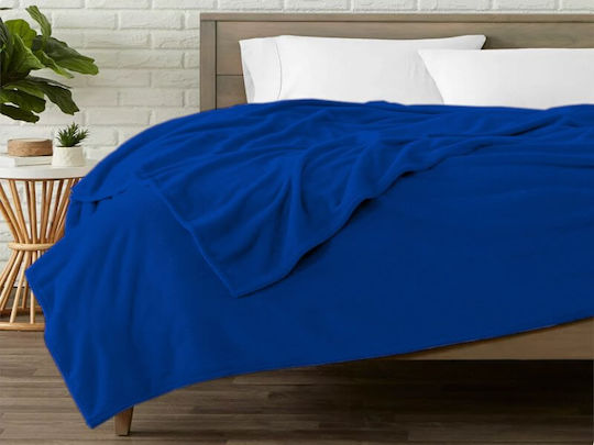 Electric Κουβέρτα Fleece Ημίδιπλη 180x200εκ. Μπλε
