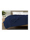 Κουβέρτα Fleece Διπλή 200x230εκ. Navy Blue