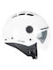CGM Air Mono 116A White Κράνος Μηχανής Jet ECE 22.06 1100gr με Sunvisor