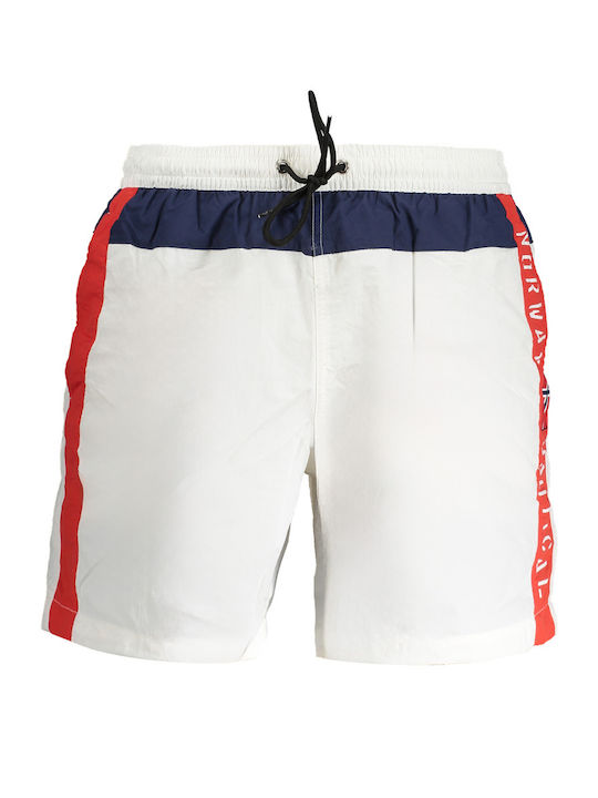 Squola Nautica Italiana Herren Badebekleidung Shorts White