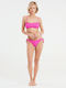 Protest Bikini Set Strapless Top & Slip Bottom Pink