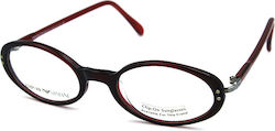 Emporio Armani Burgundy Prescription Eyeglass F...