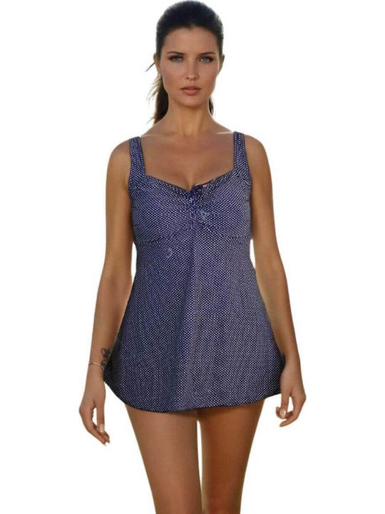 Esthisis Costum De Baie Întreg Albastru Tankini