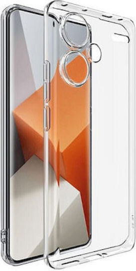 Back Cover Σιλικόνης / Tempered Glass Διάφανο (Redmi Note 13 4G)