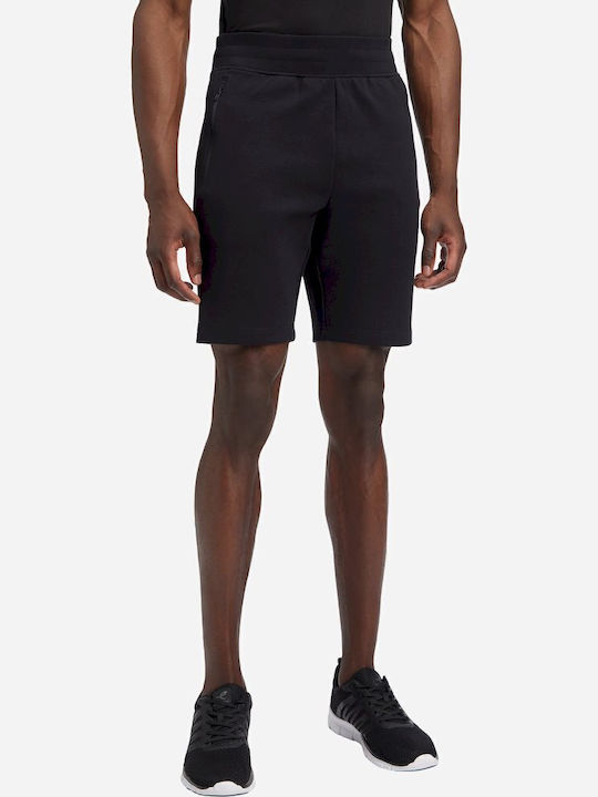 Gamma Pantaloni Scurți Bărbați Slim Fit Negri