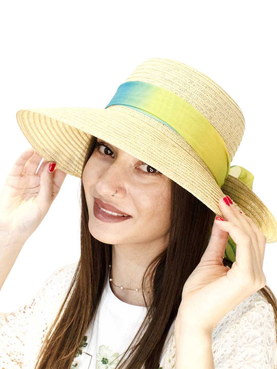Hatpoint Frauen Korbweide Hut Beige